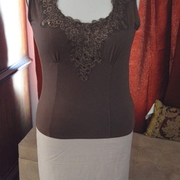 Vintage Linen Pencil Skirt - Size 10/12 - Picture 3 of 5